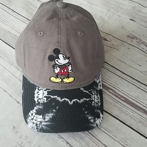 New Mickey Mouse gray black adjustable cap